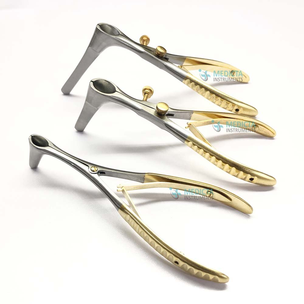 Nasal Speculums Set Plasma Black Fine Tip Medicta Instruments